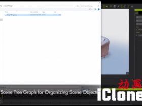 Group Manager使用树形图组织场景对象-iClone Python插件